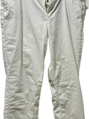LOFT White Slim Monroe Pants (16)